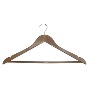 Bedroom: Coat Hanger - Lotus Wood Standard Hooked with Notches