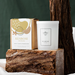 Christmas Kearose Candle - Smoky Cedar & Frankincense