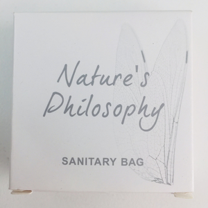 Amenities: Nature's Philosophy Sanitary Bag (250/CTN)