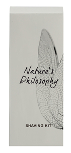 Amenities: Nature's Philosophy Shaving Kits Boxed (250/CTN)