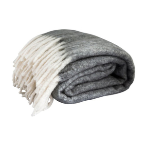 Bedroom: Minotti Throw - Silver Grey