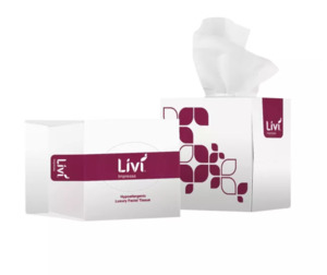 Products: Livi Impressa Facial Tissue Cube 3ply (24/CTN)