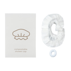 Amenities: Rockstock Compostable Shower Cap and Tie (250/CTN)