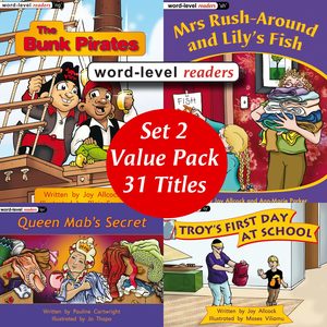Products: Word Level Readers: Set 2 Value Pack (31 Titles) Levels 9 – 16 - Giltedge Publishing