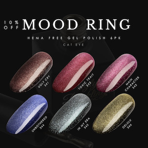 Moonring Cat Eye - 6PK Gel Polish Collection