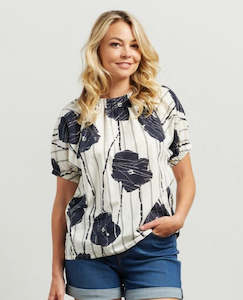 Top: Kyla Top - Ink Azalea