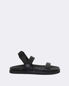 Human Shoes: Algort Black Sandal
