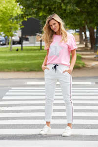 Monaco Jeans: Brooklyn Jogger - White
