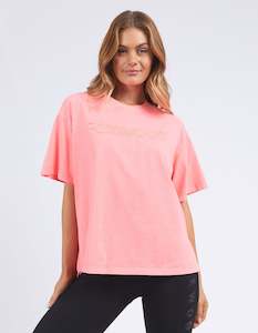 Basics: Simplified Tee - Neon Pink