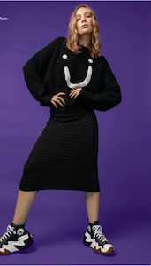 Boom Shankar: Smile Jumper - Black/White