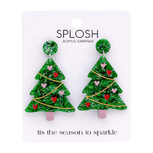 Splosh: Christmas Tree Earrings