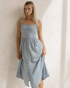 Rye Midi Dress - Chambray