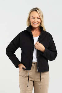 Helene Quilted Jacket - Black