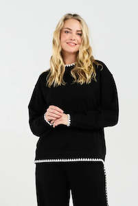 Jamie Lounge Sweatshirt - Black