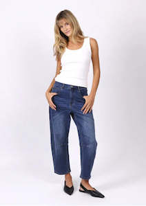 Toni Barrel-Jeans -Blue