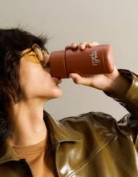 Frank Green: Ceraminc Coffee Cup with hinged Lid - Moon