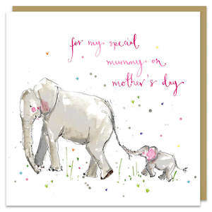 Mothers Days Ideas: Special Mummy Eles Card