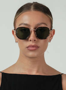 Tate Sunglasses - Tort /green