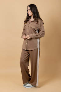 Charlo: Sullivan Trackpant - Brown
