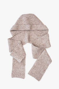 Antler: Hooded Scarf - Fossil