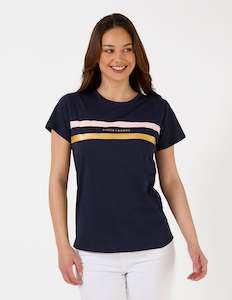Stella Gemma Sale: T-Shirt Icon Stripe - Navy