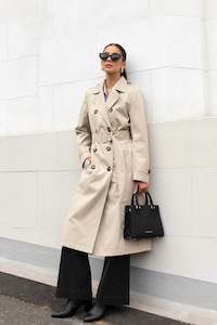 Stories Be Told: Kensington Trench Coat - Stone