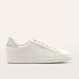 Shoe Sale: Jackie V - White/Silver