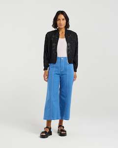 Skylar Bomber - Shadowed Florals