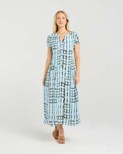 Chrissy Dress - Skyline Plaid