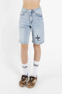 Shorts: Take It Easy Shorts Trio - Washed Blue