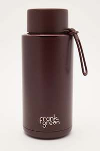 Ceramic Reusable Bottle - Chocolate  34oz 1Lt