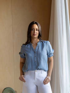 Naomi Top - Light Blue