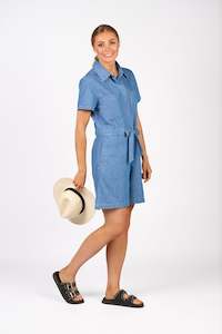 Knewe: Bank Jumpsuit - Ocean