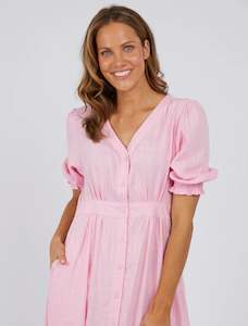 Sale Dresses: Christina Midi Dress - Sherbet Pink