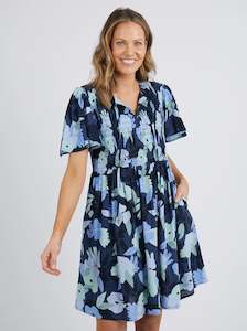 Sale Dresses: Magnolia Dress - Navy Magnolia Print