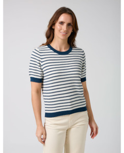 Charly Top / Navy Stripe