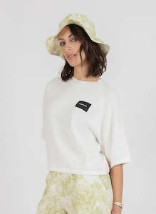 Badge Knit Top - Ivory