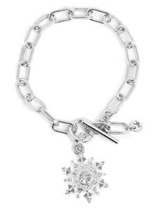 3018-0727 Snow Flake Bracelet - Silver