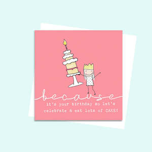 Because It's Your Birthday Card