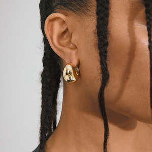 Free Recycled Earrings - Gold Plated