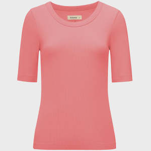 Moke: Mezz tee- Sunset Coral