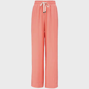 Moke: Indiana Wide Leg Pant - Sunset Coral