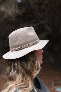 Wool: Jackson Fedora - Summit Grey