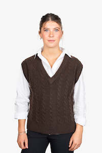 Wool: Heritage Vest - Mocha