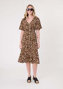 Lemon Tree: Vittoria Dress - Leopard Print