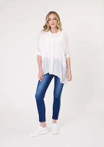 Lemon Tree: Greta Top - White