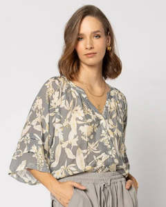 Frond Blouse - Dusk Floral