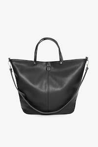 Hartley Reversible Tote - Black /Silver