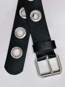Eyelet Belt - Jet