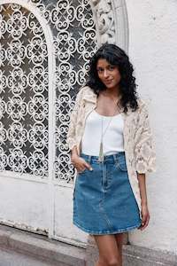 Margot Denim Skirt - Denim